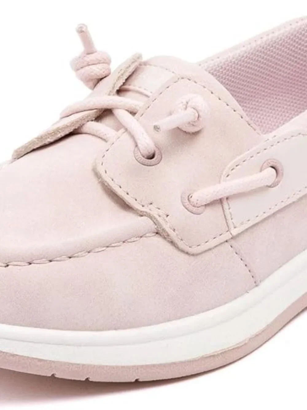 Nautica Casual Boat Shoe Loafers-Spynnkira/Youth Girl- Blush Pearl -Size 6 - NEW